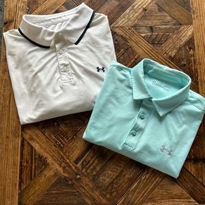 Under Armour polo- LOT of 2